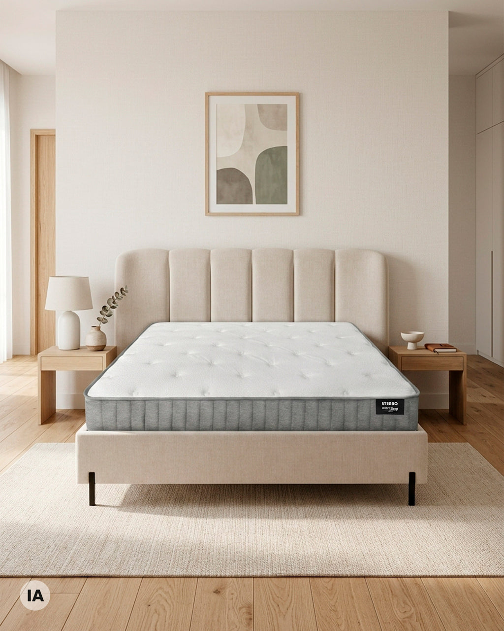 Pack Cama de Casal ATLANTA + Colchão HOMYSLEEP ETERNO