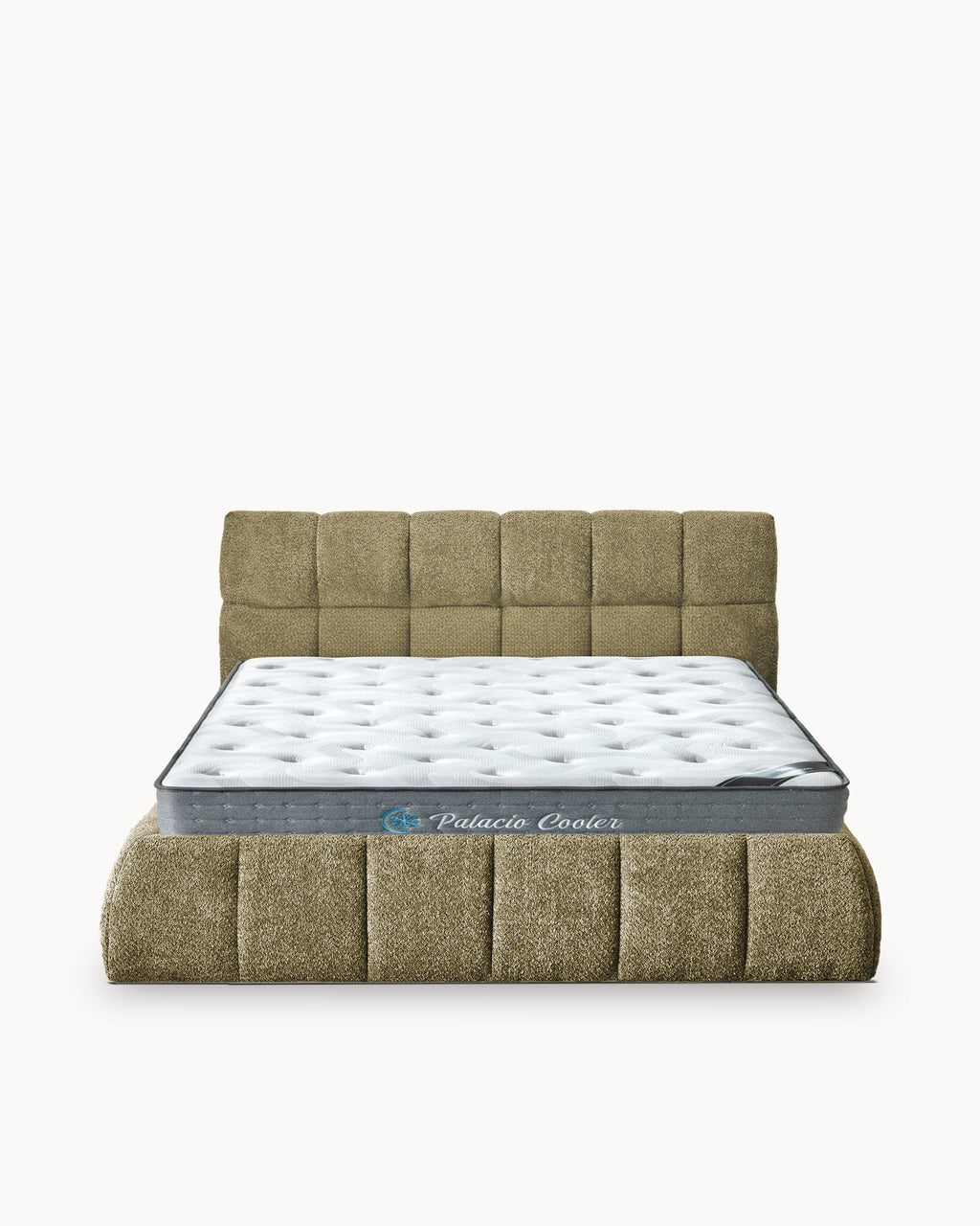 NEWCASTLE lift-up double bed frame + HOMYSLEEP PALACIO COOLER Mattress
