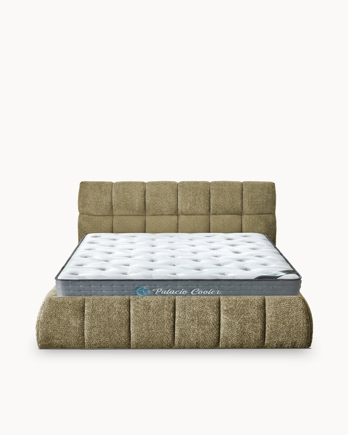 NEWCASTLE lift-up double bed frame + HOMYSLEEP PALACIO COOLER Mattress