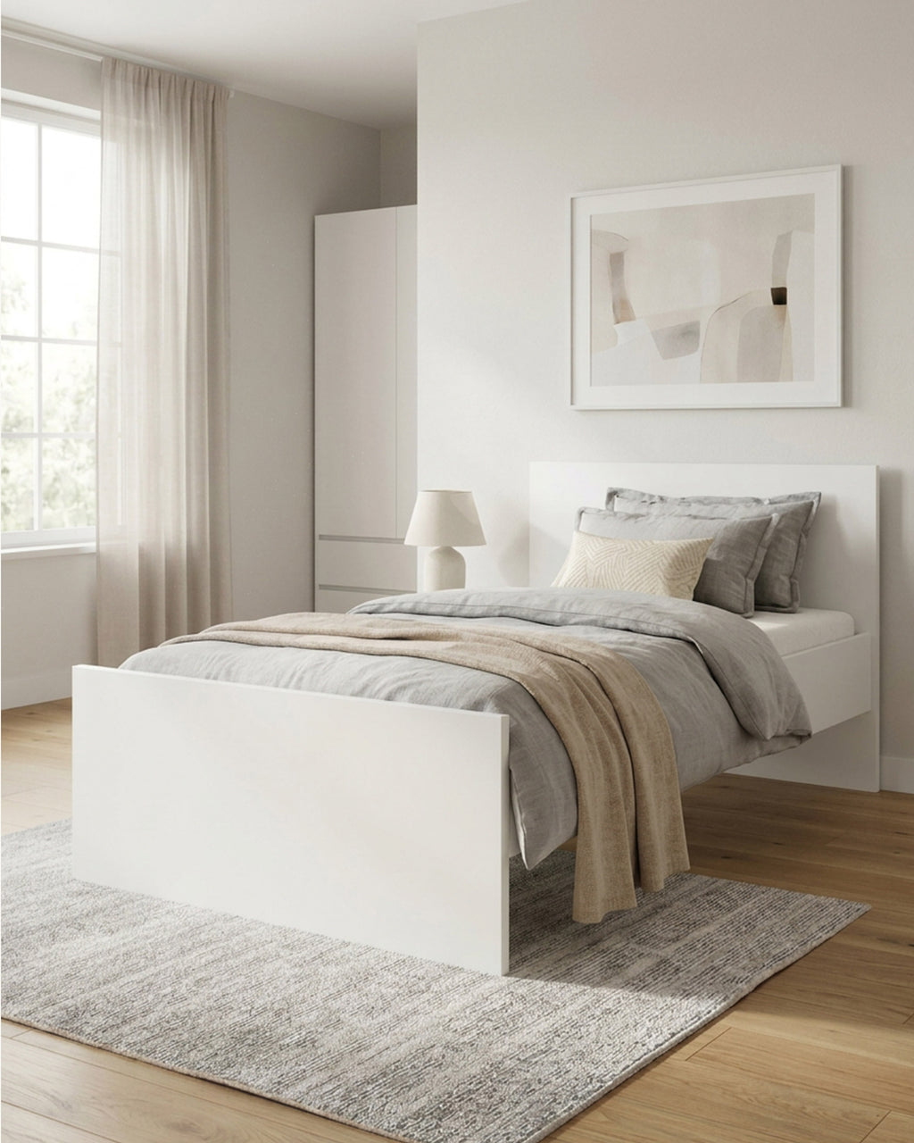 Pack cama de solteiro New MATRIX SHINY + colchão SPRING ROLLER