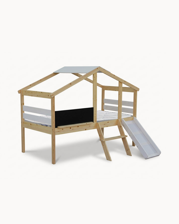 Pack Cama alta infantil SLIDER + colchão KID ROLLER