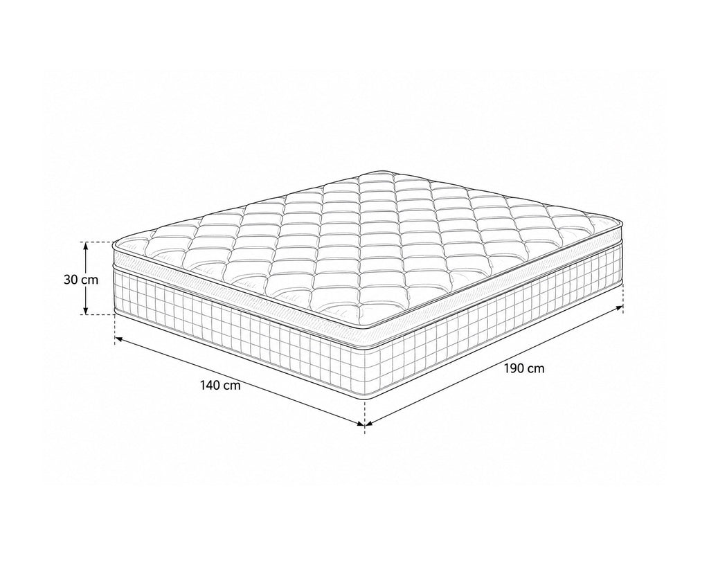 Pack cama de casal elevatória ALBERTINI + Colchão HOMYSLEEP VERA PLUS