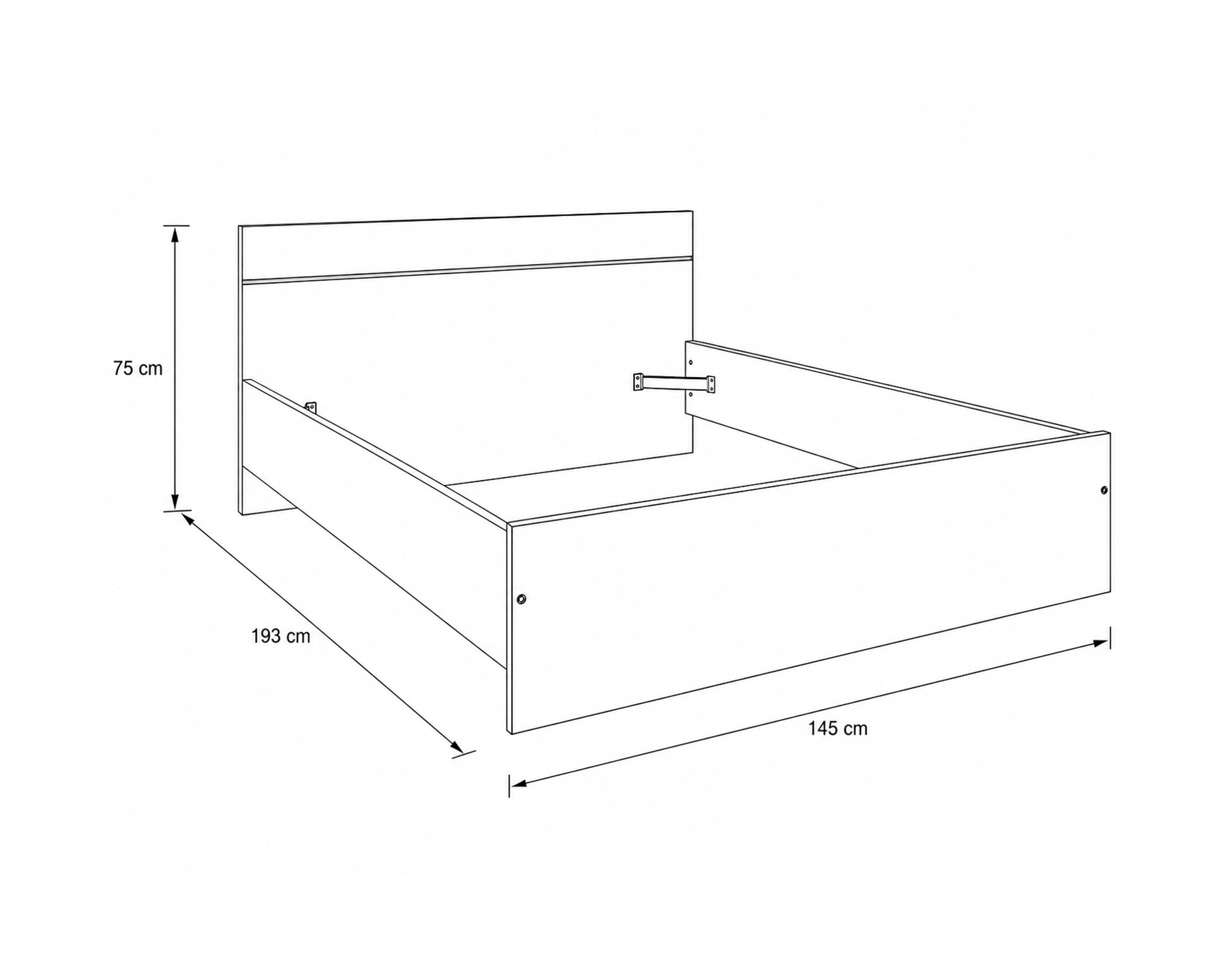 Pack Cama de casal CODA +  Colchão HOMYSLEEP ETERNO