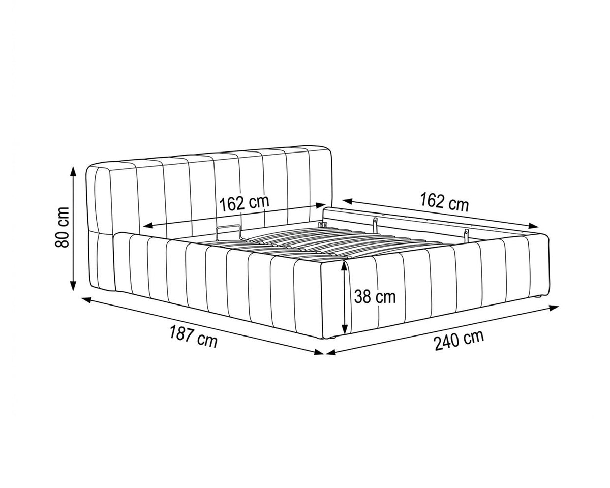 Cama de casal elevatória BUBBLE