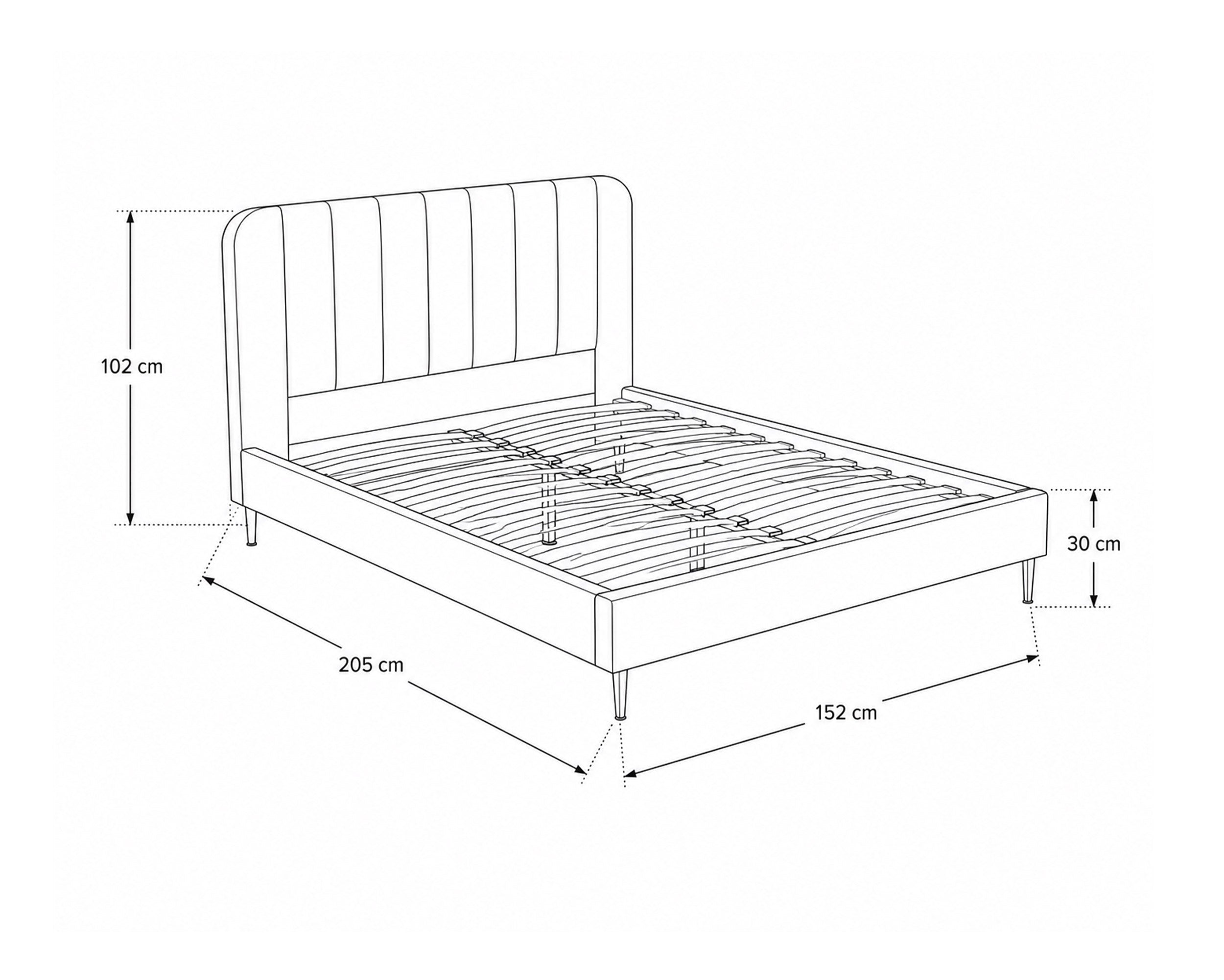 Double bed CORAL