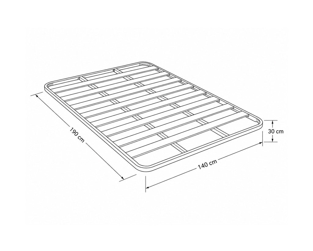 Pack Cama de casal CODA +  Colchão HOMYSLEEP ETERNO
