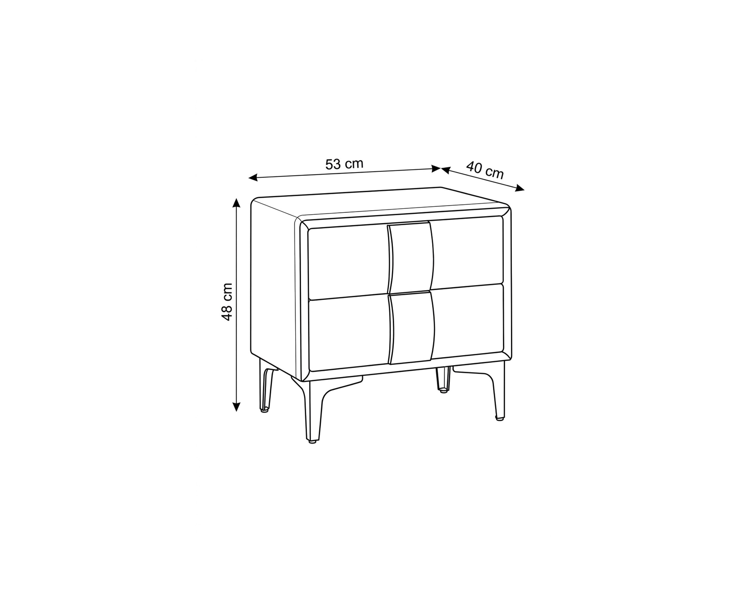 NEWCASTLE bedside table