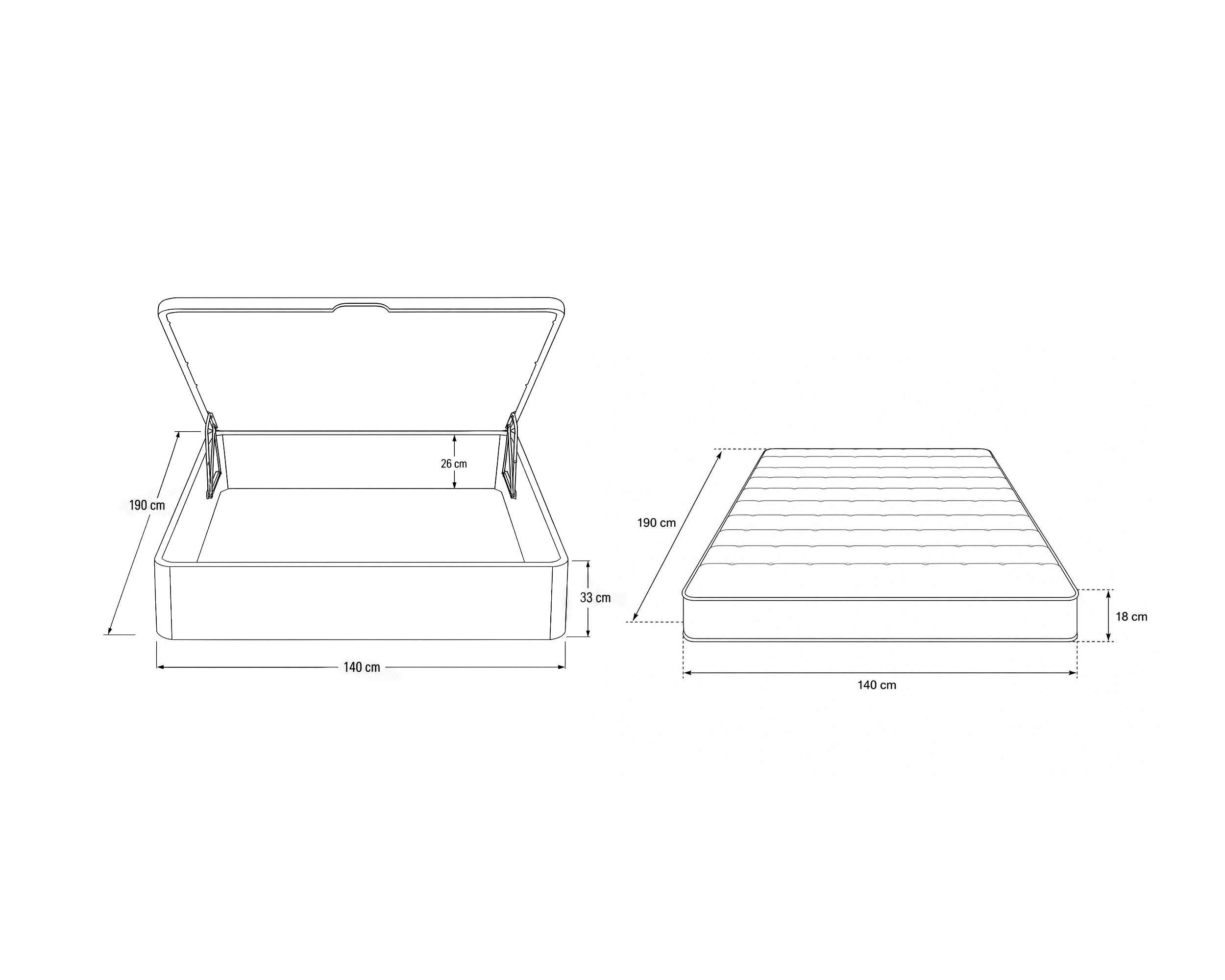 Pack quarto de casal CASINO BOX