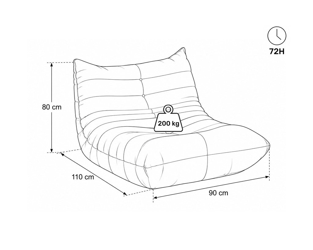 ¡Sofás POP UP! Sillón FERDI envasado al vacío