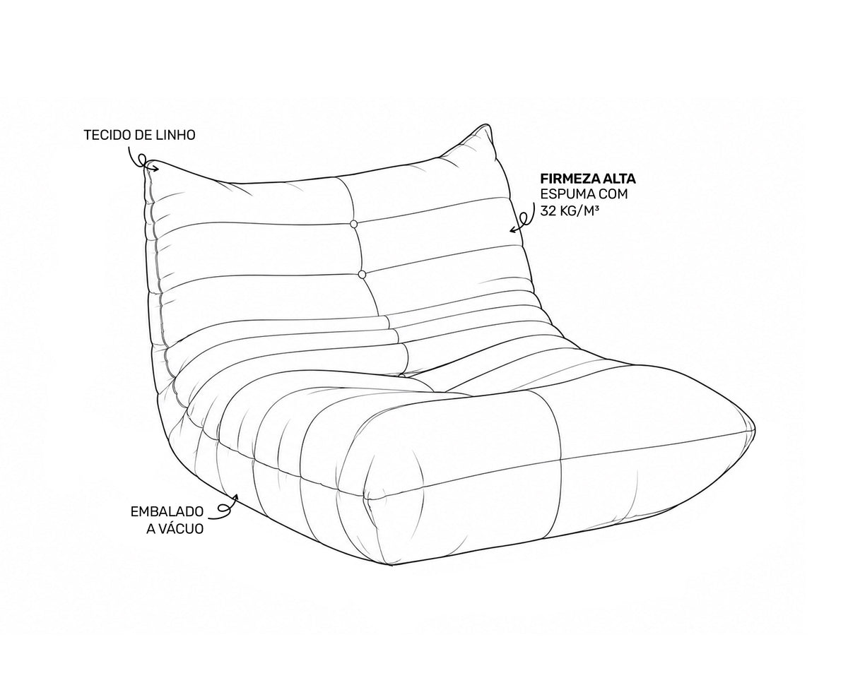 ¡Sofás POP UP! Sillón FERDI envasado al vacío