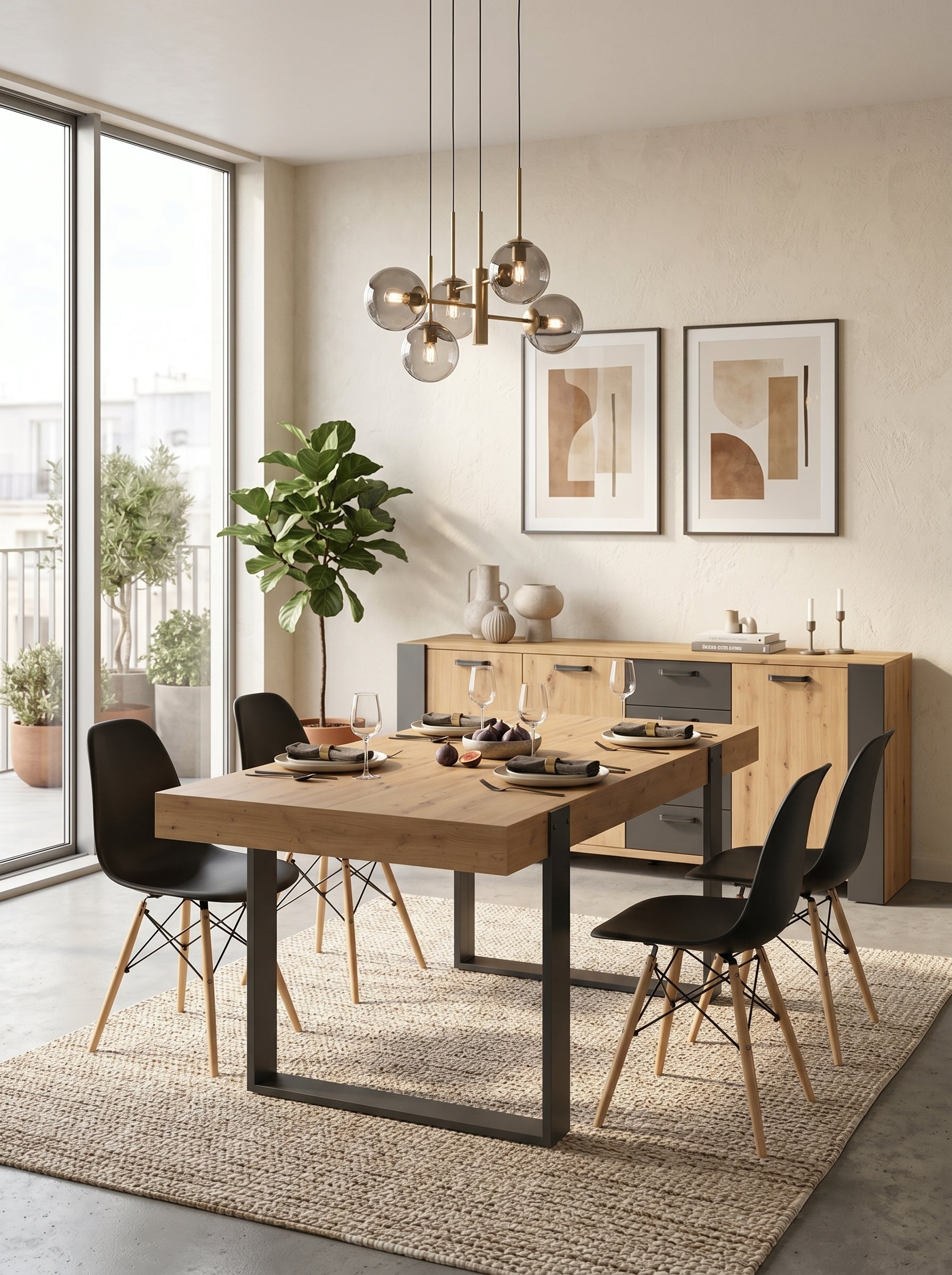 TRAVIS dining room pack with 2 elements