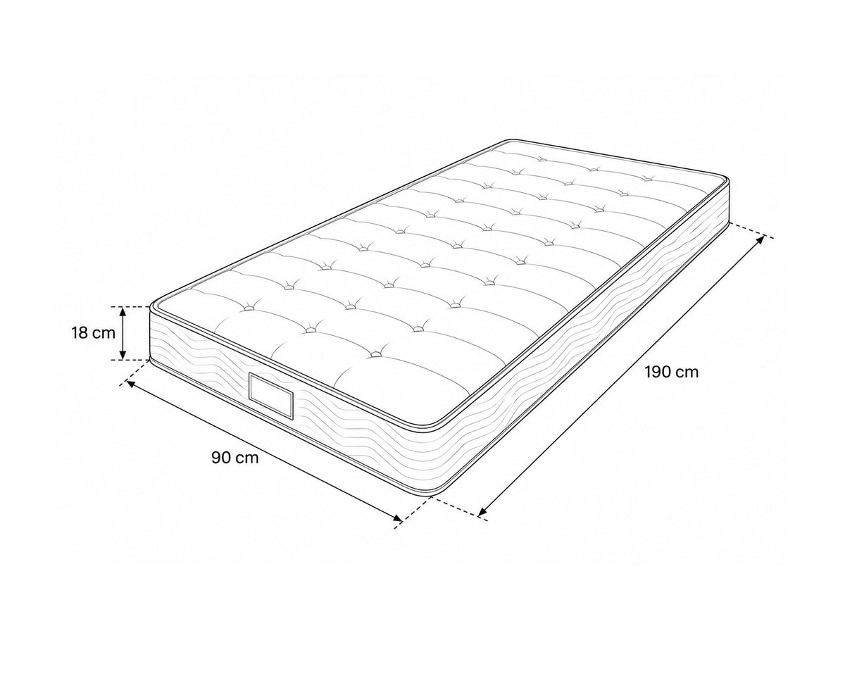 Colchón HOMYSLEEP SPRING ROLLER