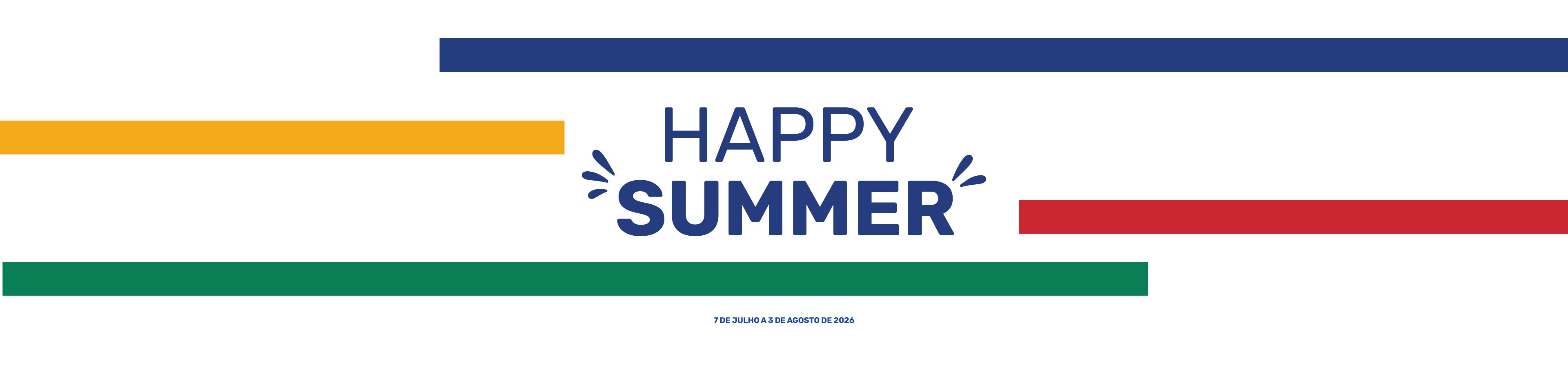 Banner Campanha HAPPY SUMMER HOMYCASA 2026